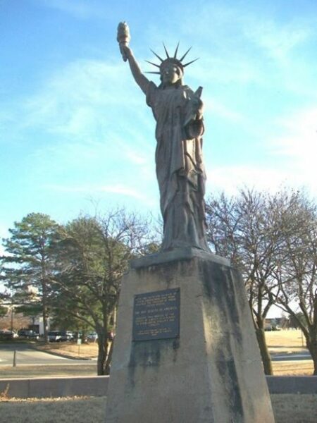 PRATT REPLICA OF THE STATUE OF LIBERTY MEMORIAL