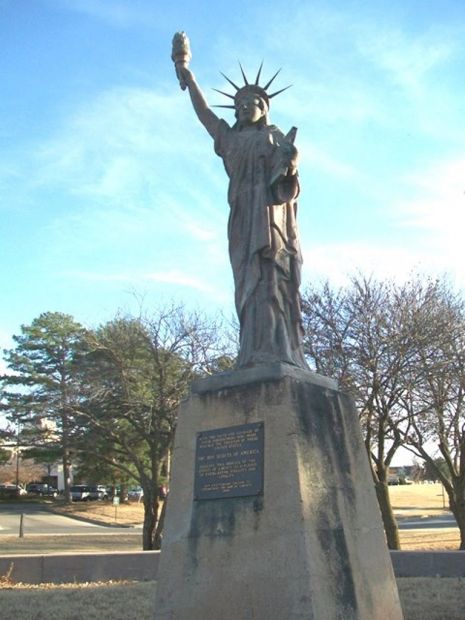 PRATT REPLICA OF THE STATUE OF LIBERTY MEMORIAL