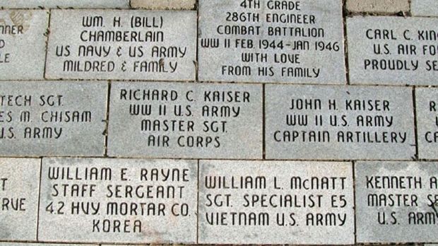 MIAMI COUNTY VETERANS MEMORIAL BRICKS