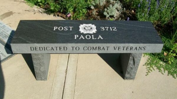 MIAMI COUNTY VETERANS MEMORIAL BENCH B