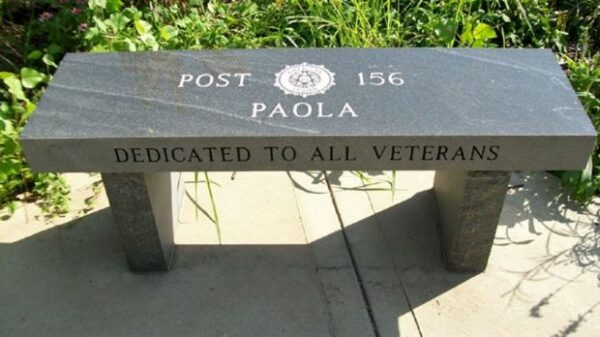 MIAMI COUNTY VETERANS MEMORIAL BENCH A