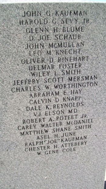 MIAMI COUNTY VETERANS MEMORIAL STONE U