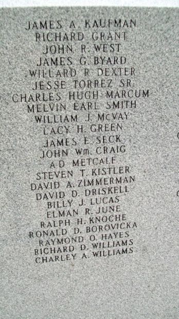 MIAMI COUNTY VETERANS MEMORIAL STONE T