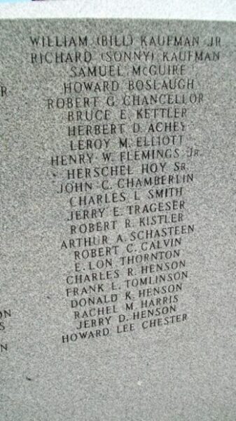 MIAMI COUNTY VETERANS MEMORIAL STONE R