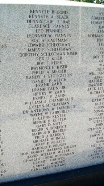 MIAMI COUNTY VETERANS MEMORIAL STONE C