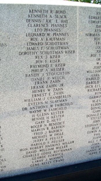 MIAMI COUNTY VETERANS MEMORIAL STONE C