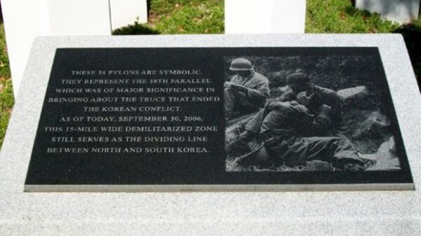 KANSAS KOREAN WAR VETERANS MEMORIAL PYLONS TABLET