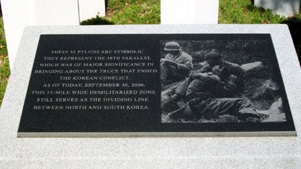 KANSAS KOREAN WAR VETERANS MEMORIAL PYLONS TABLET