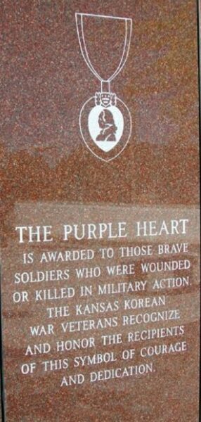 KANSAS KOREAN WAR VETERANS MEMORIAL STONE D