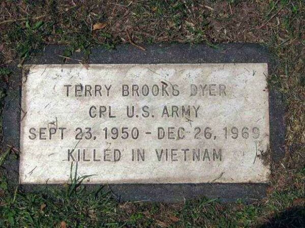TERRY BROOKS DYER WAR MEMORIAL