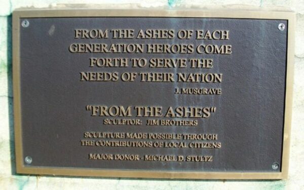 THE DOUGLAS COUNTY MEMORIAL OF HONOR PLAQUE B