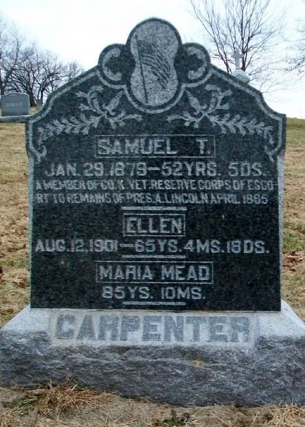 SAMUEL T. CARPENTER MEMORIAL CEMETERY STONE