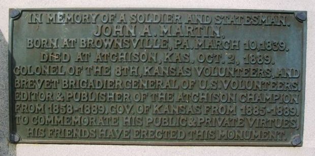 JOHN ALEXANDER MARTIN WAR MEMORIAL PLAQUE
