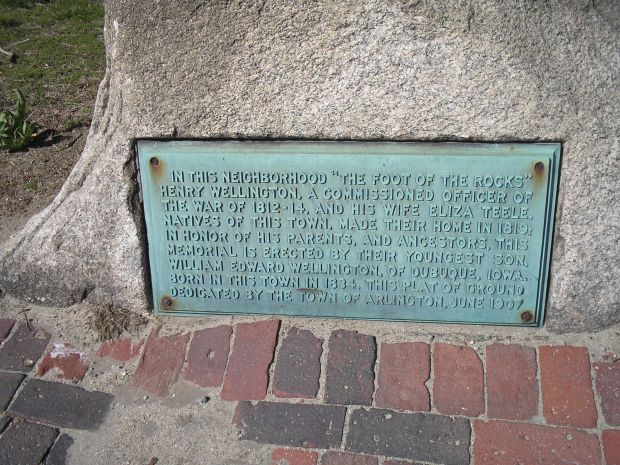 “THE FOOT OF THE ROCKS” MEMORIAL PLAQUE