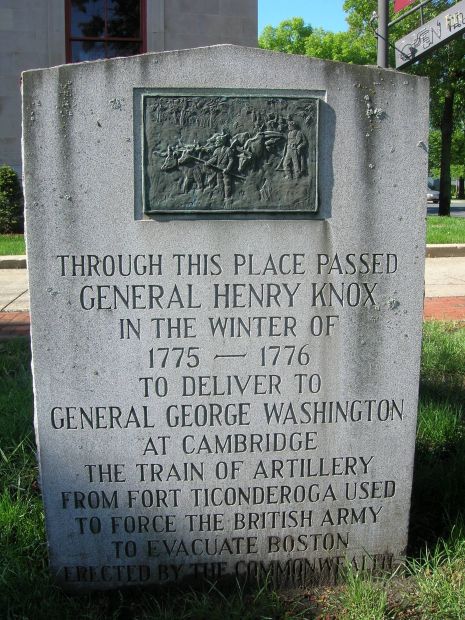 GENERAL HENRY KNOX WAR MEMORIAL WESTFIELD