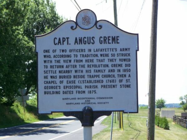 CAPT. ANGUS GREME REVOLUTIONARY WAR MEMORIAL MARKER