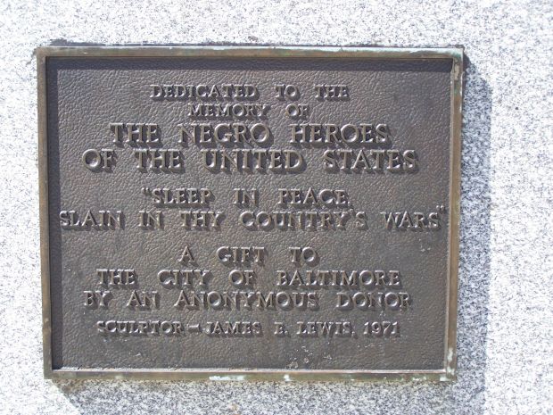 THE NEGRO HEROES OF THE UNITED STATES MEMORIAL PLAQUE