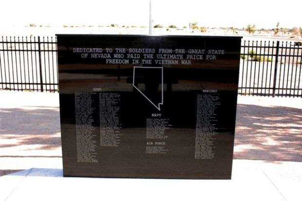 NEVADA VIETNAM WAR MEMORIAL WALL