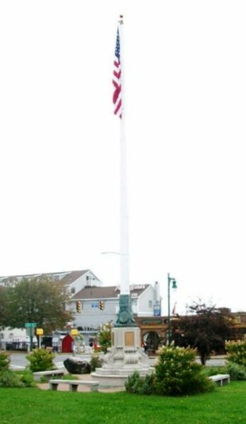 EDWIN LIBBY POST NO. 16 G.A.R. MEMORIAL FLAGPOLE