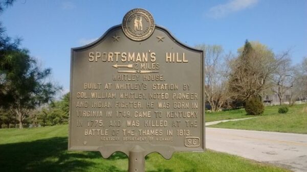 SPORTSMAN’S HILL MEMORIAL MARKER