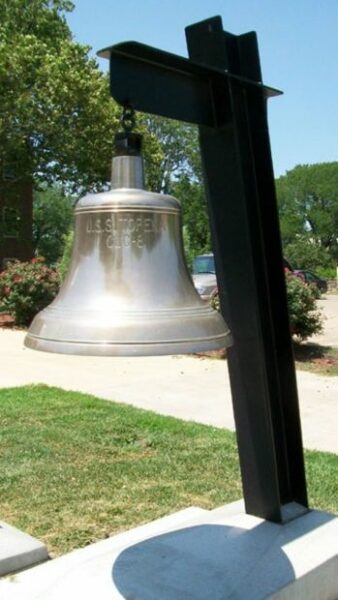U.S.S. TOPEKA CLG-8 WAR MEMORIAL BELL