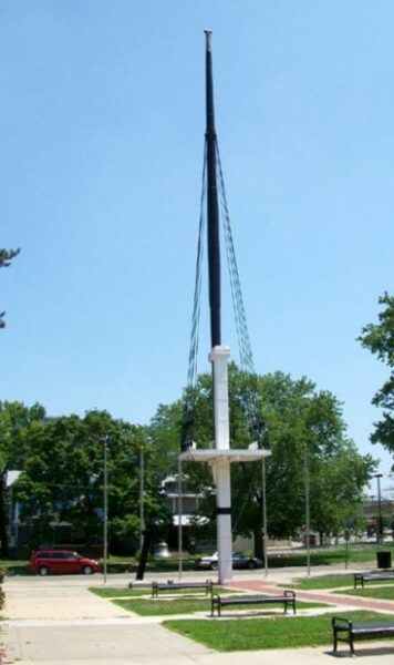 U.S.S. CONSTITUTION LOWER FOREYARD MEMORIAL