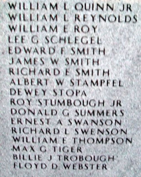 NORTHEAST KANSAS KOREAN WAR MEMORIAL STONE Z