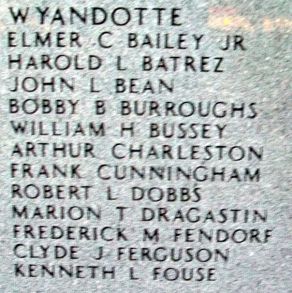 NORTHEAST KANSAS KOREAN WAR MEMORIAL STONE X