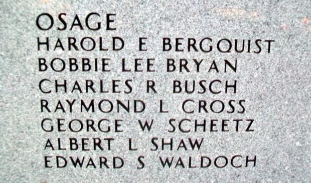 NORTHEAST KANSAS KOREAN WAR MEMORIAL STONE Q