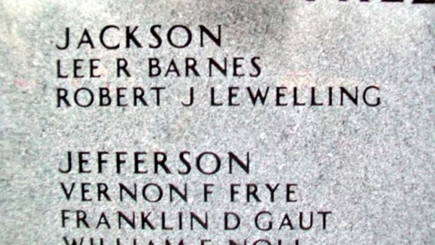 NORTHEAST KANSAS KOREAN WAR MEMORIAL STONE J