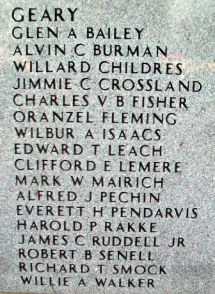 NORTHEAST KANSAS KOREAN WAR MEMORIAL STONE I