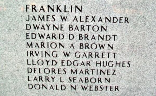 NORTHEAST KANSAS KOREAN WAR MEMORIAL STONE H
