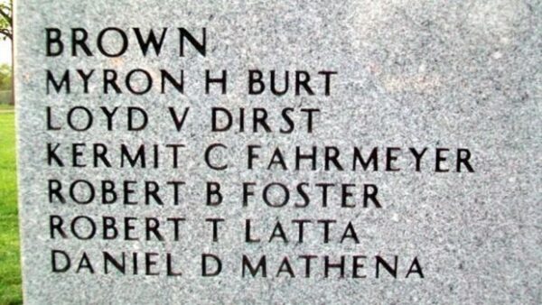 NORTHEAST KANSAS KOREAN WAR MEMORIAL STONE B