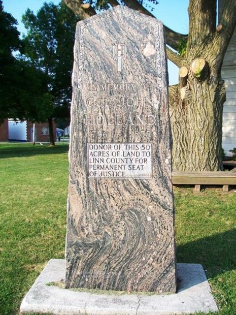 IN MEMORY OF COL. JOHN  HOLLAND MEMORIAL