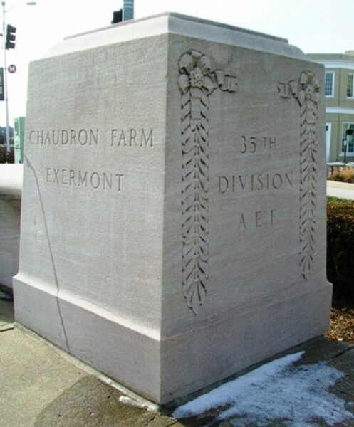 35TH DIVISION A.E.F. CHAUDRON FARM WAR MEMORIAL