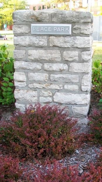 PEACE PARK MEMORIAL PLAQUE A