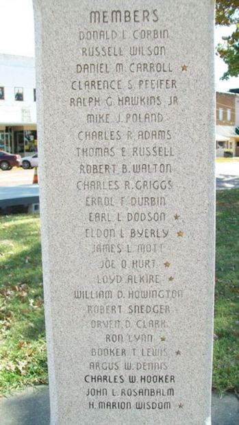 EUGENE S. HURT CHAPTER 67 D.A.V. VETERANS MEMORIAL SIDE E