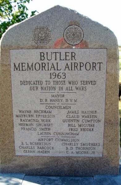 BUTLER MEMORIAL AIRPORT STONE