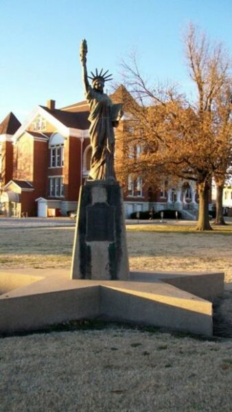 BARTON COUNTY REPLICA OF THE STATUE OF LIBERTY MEMORIAL