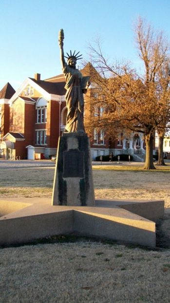 BARTON COUNTY REPLICA OF THE STATUE OF LIBERTY MEMORIAL