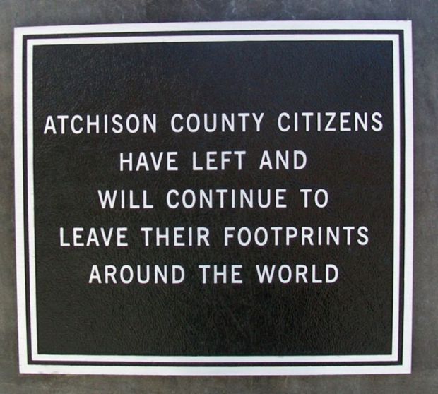 ATCHISON COUNTY WALK OF HONOR MEMORIAL PLAQUE A