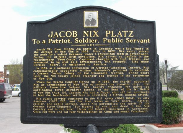 JACOB NIX PLATZ MEMORIAL PLAQUE