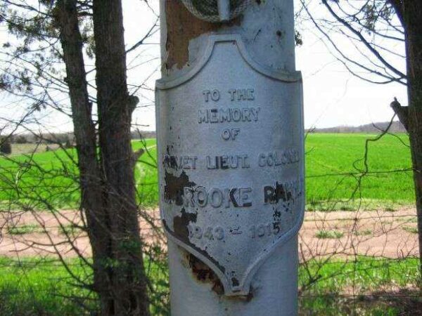 BREVET LIEUT. COLONEL WM. BROOKE RAWLE MEMORIAL FLAGPOLE