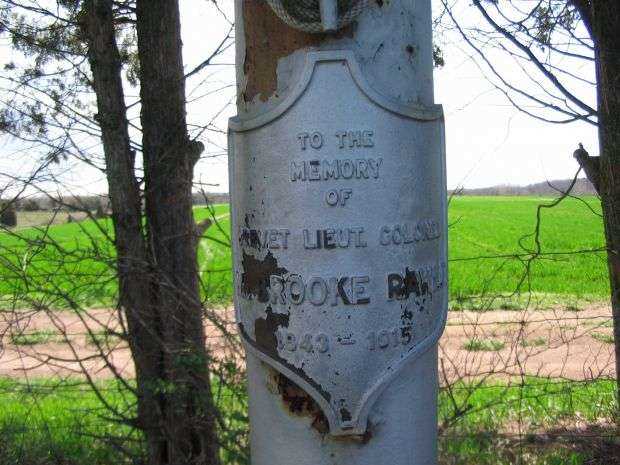 BREVET LIEUT. COLONEL WM. BROOKE RAWLE MEMORIAL FLAGPOLE