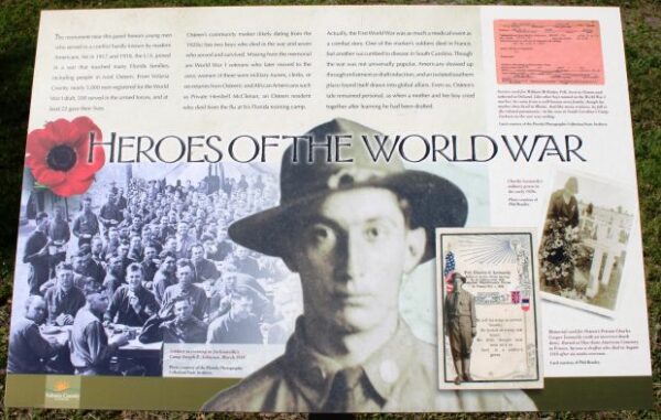 HEROES OF THE WORLD WAR MEMORIAL PANEL