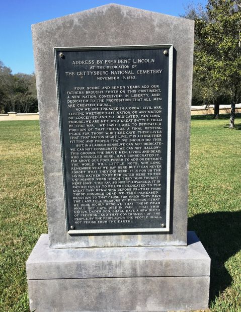 FLORIDA NATIONAL CEMETERY ADDRESS BY PRESIDENT LINCOLN MEMORIAL