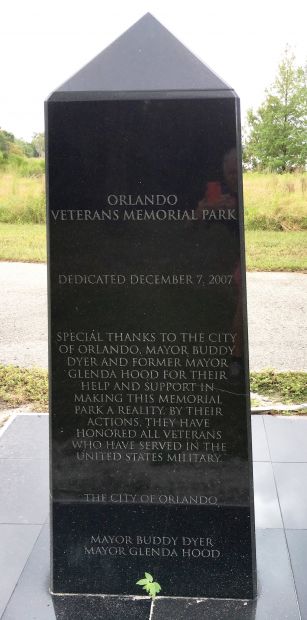 ORLANDO VETERAN’S MEMORIAL PARK MARKER SIDE D