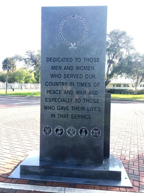 PALMETTO IN MEMORY OF ALL VETERANS MEMORIAL BACK