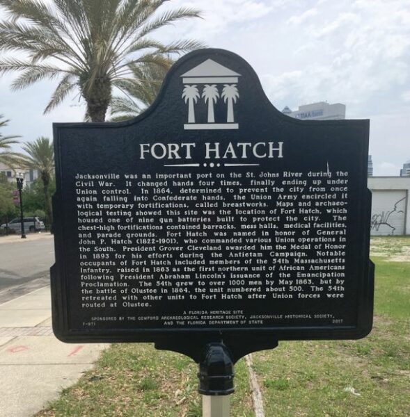 FORT HATCH MEDAL OF HONOR WAR MEMORIAL MARKER
