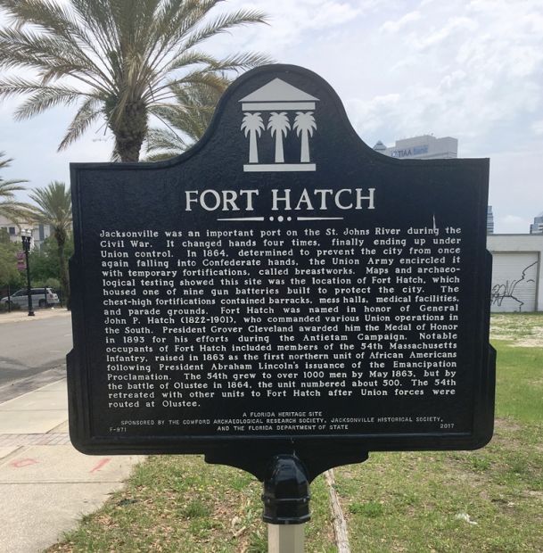 FORT HATCH MEDAL OF HONOR WAR MEMORIAL MARKER